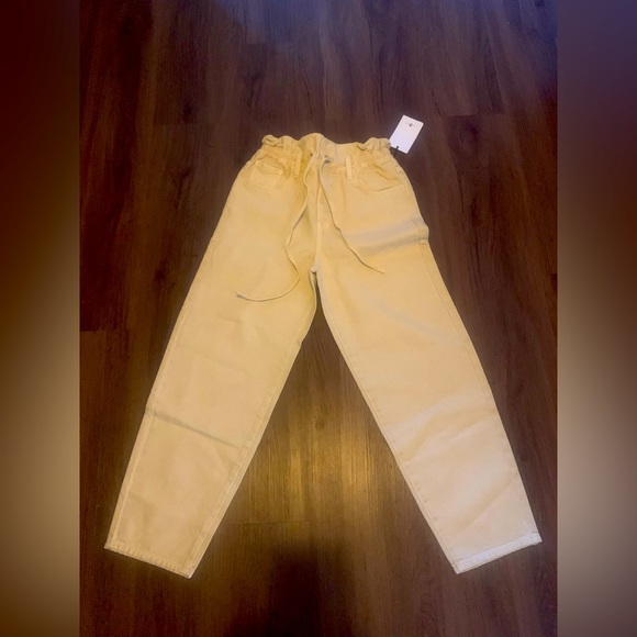 For All Mankind (#13P) Womens Paperbag Balloon Jeans